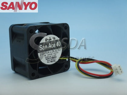 Sanyo 109P0412K3233 40*40*28 Mm 12V 0.55A 100405F 1U Server Inverter Cooling Fan 109P0412