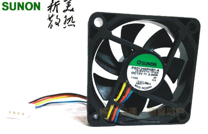 Genuine  Sunon PSD1206PHB1-A 12V 3.04W 6015 60*60*15 Mm Axial Case Cooling Fan