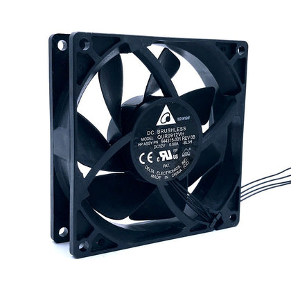 Delta QUR0912VH 9CM 92mm 92*92*25mm 12V 0.60A 4 Lines Pwm Large Air Volume Computer CPU Radiator Fan Mini Water Fan