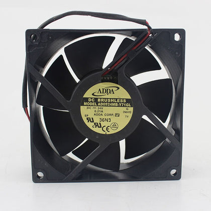 ADDA AD0924MB-Y71GL 90X90X32mm DC24V 0.21A Axial Server Inverter Cooling Fan