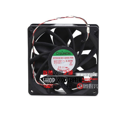 SUNON EFE0381B1-Q000-F99 12V DC 140x140x38mm Brushless Cooling Fan - product photo 2