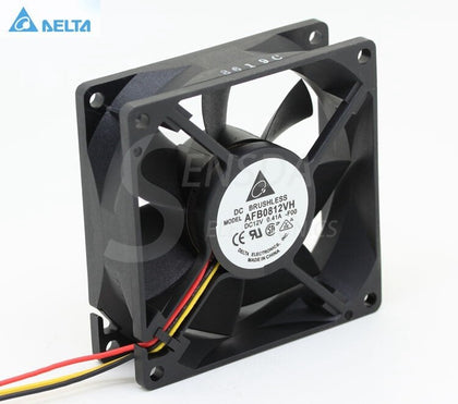 Delta AFB0812VHB -F00 8cm 80mm  8025 0.41A DC 12V Axial Cooler  Server Inverter Cooling Fans