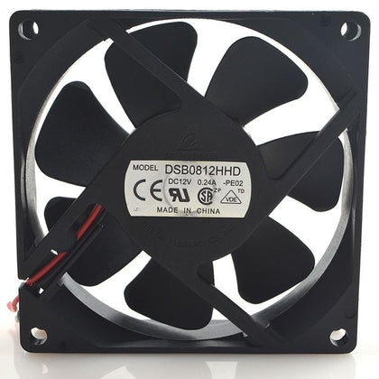 Delta Electronics DSB0812HHD-PE02 80x80x20mm 12V 2-Wire Fan