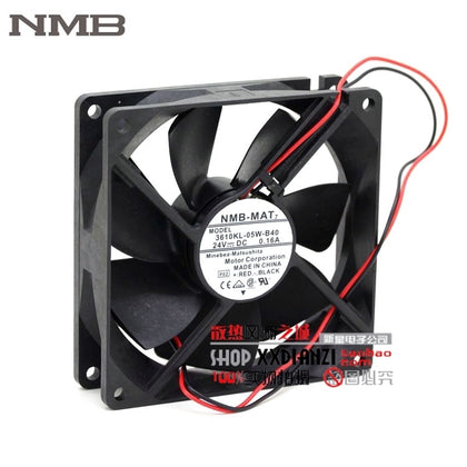 NMB 7 3610KL-05W-B40 9225 9CM 24V 0.16a Dual Ball Bearing Fan Drive