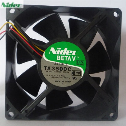 NIDEC TA350DC M34789-57 9cm 90mm 9*9cm  9238 12v 1A Server Cooling Fan