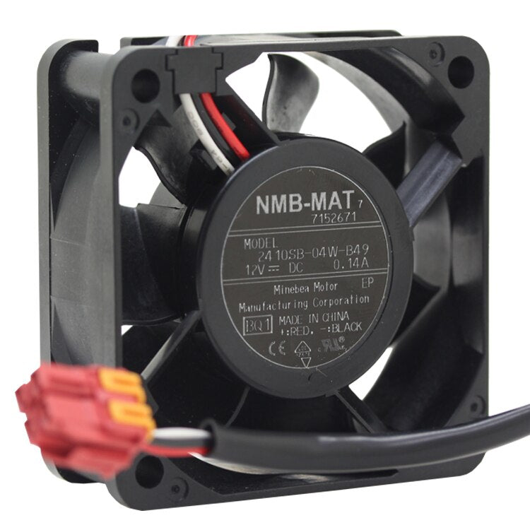 NMB  2410SB-04W-B49 12V 0.14 Radiating Cooling  Fan 6025  Washer Washing Machine Computer Board