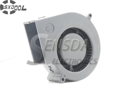 SXDOOL High Quality 9733 9cm DC 12V 0.85A Strong Wind 2 Wire Brushless DC Cooling Blower Fan Turbo Blower