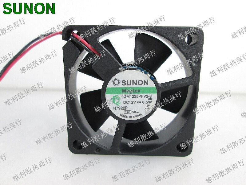 Sunon GM1235PFV2-8 12V 0.5W 3510 3.5cm 35mm 2-wire Fan