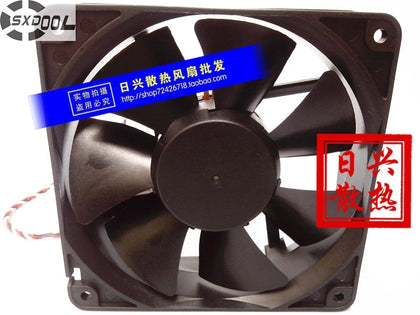 SXDOOL Fr1238-12HBTA 12038 12cm 120mm DC 12V 1.5A 3Wire P/N:5W190 Server Inverter Cooling Fan