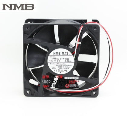 NMB 4715KL-04W-B29 12038 12cm 120mm DC 12V 0.52A three-wire Speed Server Inverter Cooling Fan