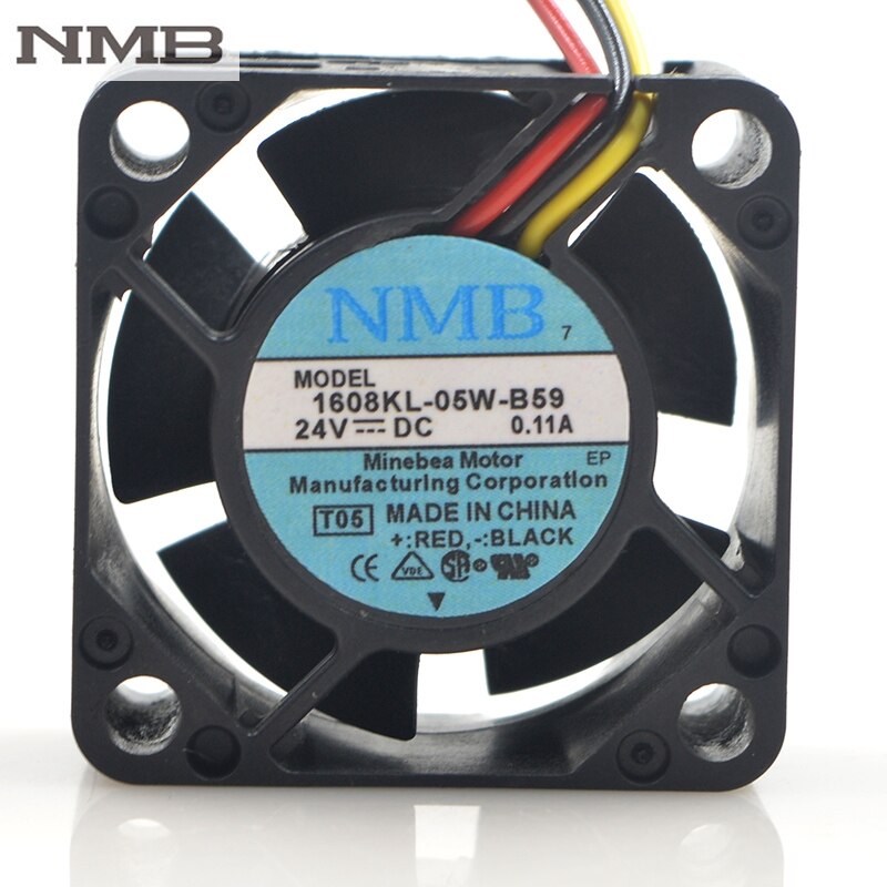 NMB 4020 24V 0.11A 1608KL-05W-B59 4CM Axial Cooling Fan