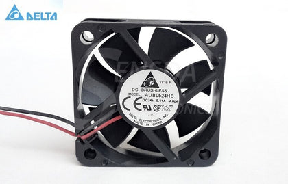 Delta Aub0524hb 5015 24v 0.11a 5cm 50mm  Frequency Converter Server Axial Cooling Fans