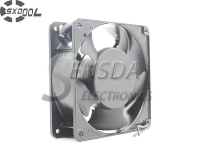 SXDOOL High Quality 12038 1238 120mm 12cm AC 110V 115V 0.28A Dual Ball Bearing Server Inverter Pc Case Cooling Fan