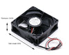 NMB-MAT7 08025SS-24P-Al 8025 24V 0.17A 8CM Three-Wire Converter Cooling Fan