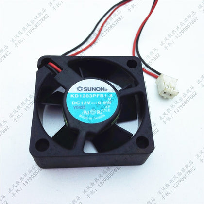 Sunon  DC 12V 0.9W 18000RPM KD1203PFB1-8 2 Line 3010 Magnetic Suspension Cooling Fan