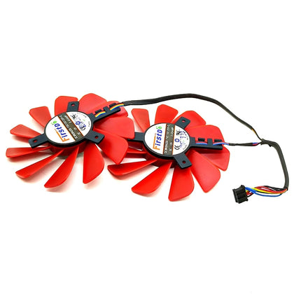 85MM FDC10U12S9-C 0.45AMP 4Pin Cooler Fan Replacement  XFX RX 560D RX 570 RX 580 RX Vega Graphics Video Card Cooling Fans