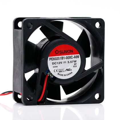 Sunon PE60251B1-000C-A99  60mm 60X60X25mm DC12V 3.57W Silent Axial Cooling Fan