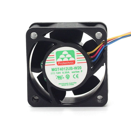 MGT4012UB-W20  40mm Cooling Fan DC 12V 0.3A 4cm 4020 Four Wire Server Cooling Fan