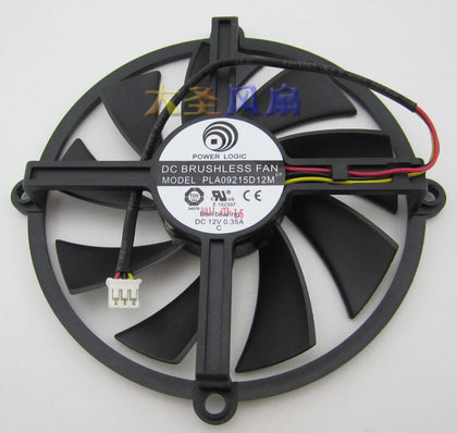 PLA09215D12M DC 12V 0.35A Ball Bearing 100mm HD5850/5870/5830 Graphics Card Cooling Fan