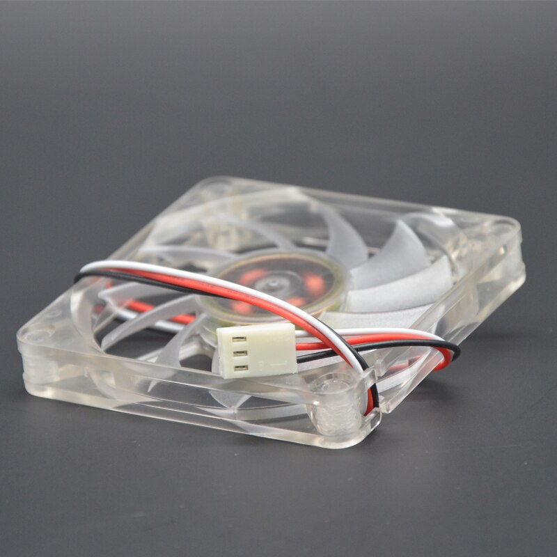 Unique 70mm Red LED CPU Cooling Fan - Low Noise & Slim Design ...