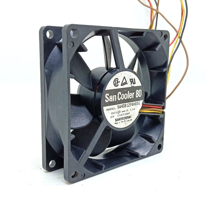 9AH0812P4H031  8025 ultra silent fan 12V PWM dual ball cooling fan 8CM