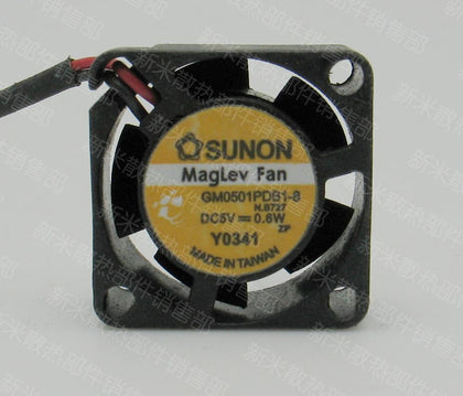 20mm Fan 2cm   Sunon  gm0501pfv1-8a 5V 0.6W 2010 2-wire Micro Cooling Fan 2-wire