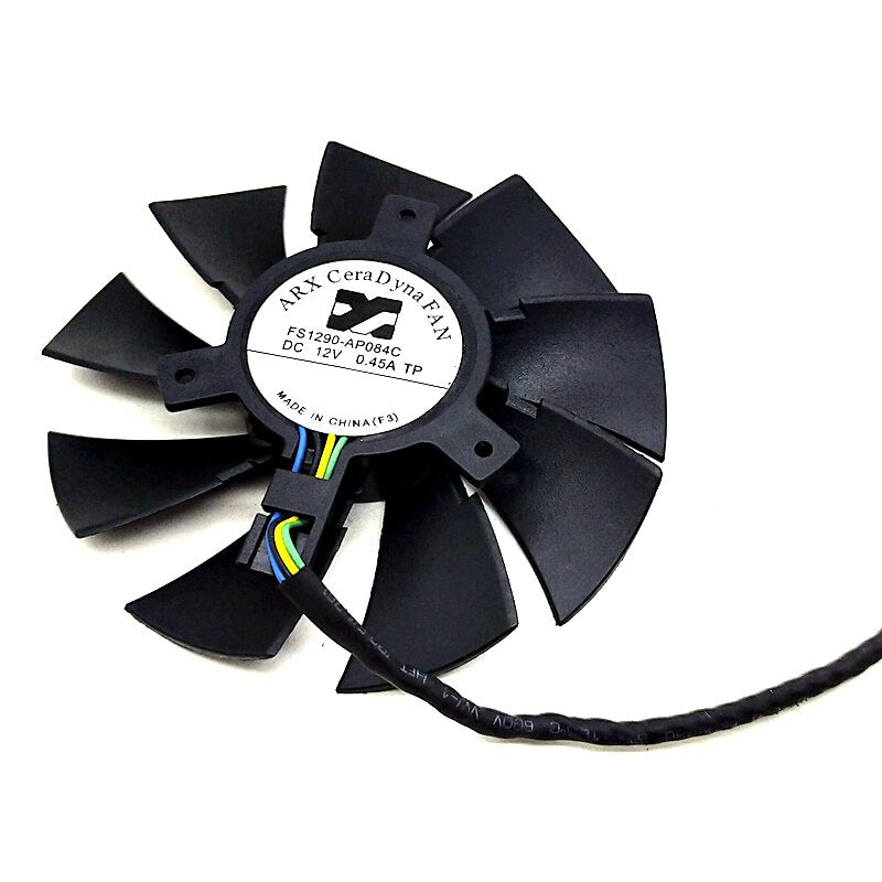 Hd7750 Hd7770 Video Card Fan  ARX FS1290-AP084C 12V 4-wire Temperature Control Diameter: 85mm Hole distance: 39mm