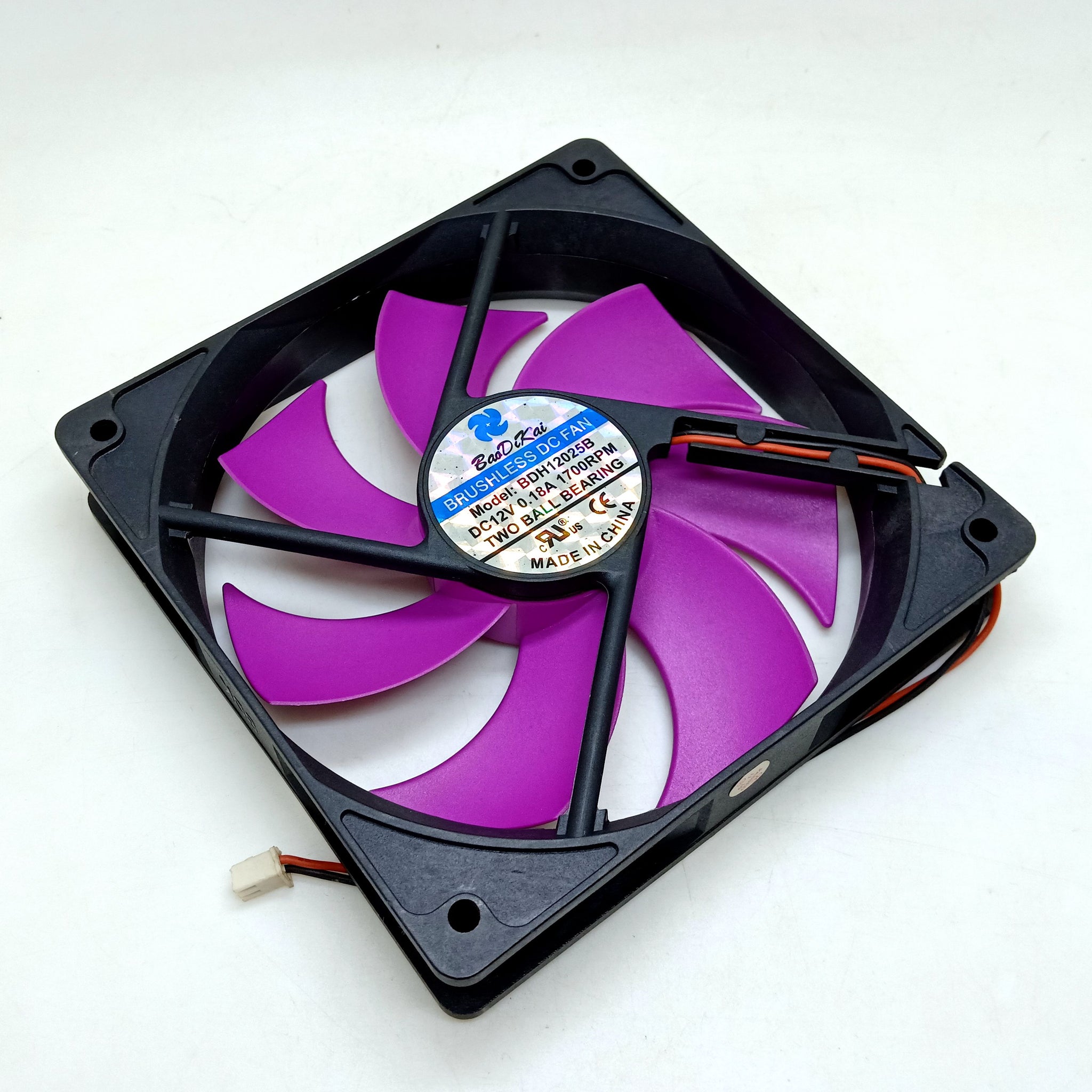 quiet cooling fan 120mm computer fan 12V 1700rpm 0.18A pc case dual ball