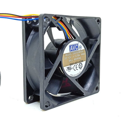 ds07025b12u 7025 70mm cooling fan 70mm 12V  pwm 70X25mm chassis fan 7cm