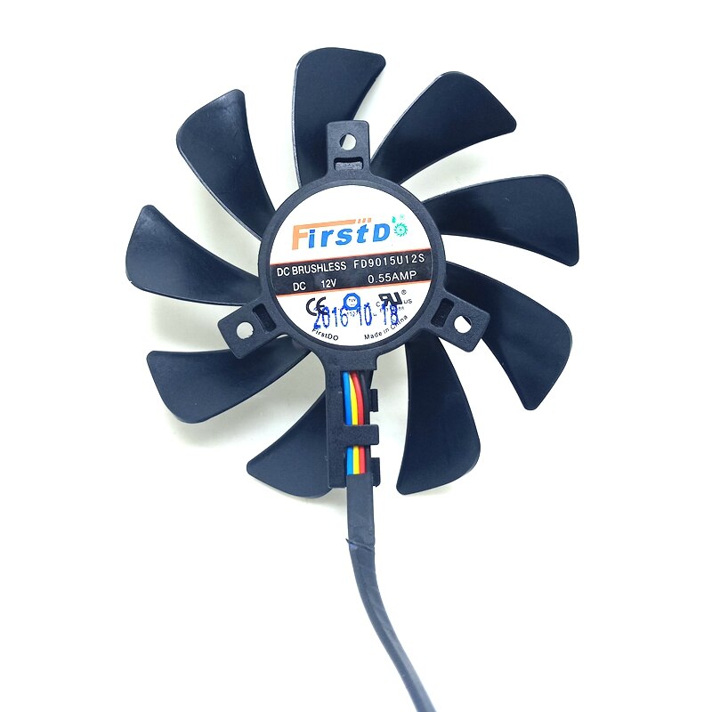 Graphics Card Cooling Fan  Fd9015u12s diameter: 85mm Hole pitch: 39mm 12V 0.55a Video Card Fan