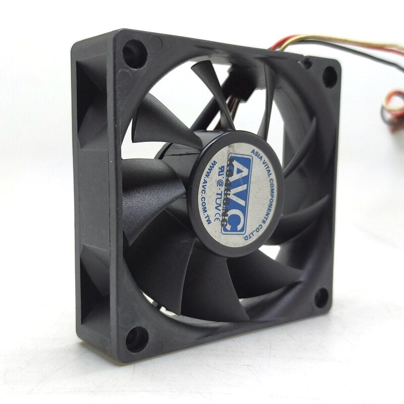 AVC 7020 Da07020r12u 12v3 Line Large Air Volume Speed Measuring Computer Case Power Supply CPU Cooling Fan